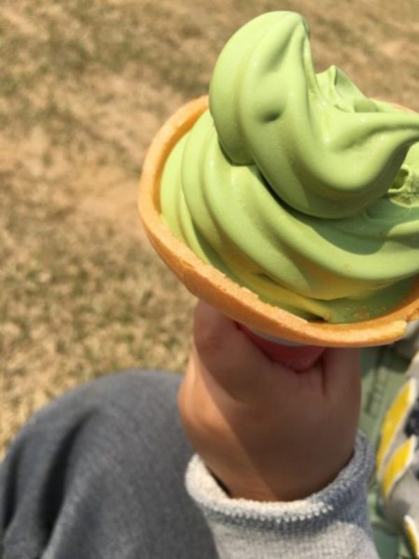 カフェ「IRACA」のアイスクリーム