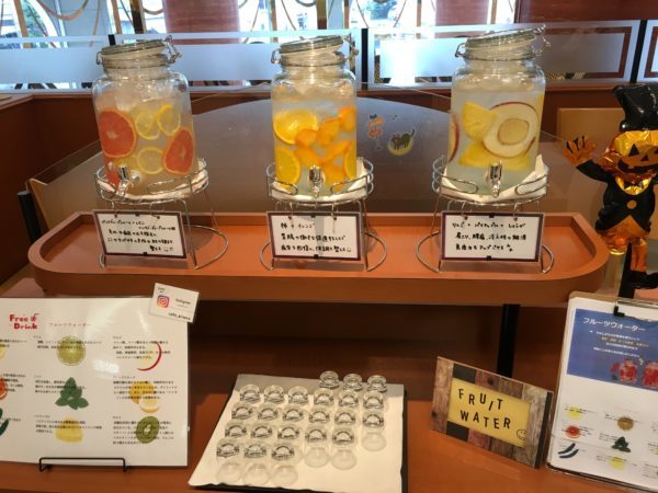 カフェテドミナーラのウォーターサーバー