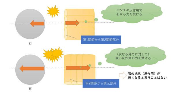 二重の極みの作用反作用